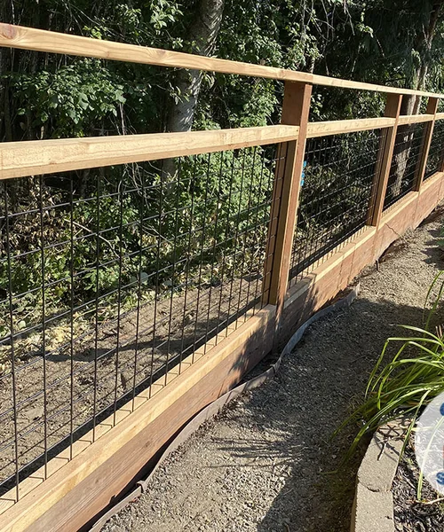 Split Rail With Field Fence in Sumner